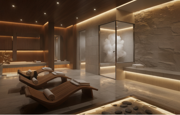 Spa & Steam Room